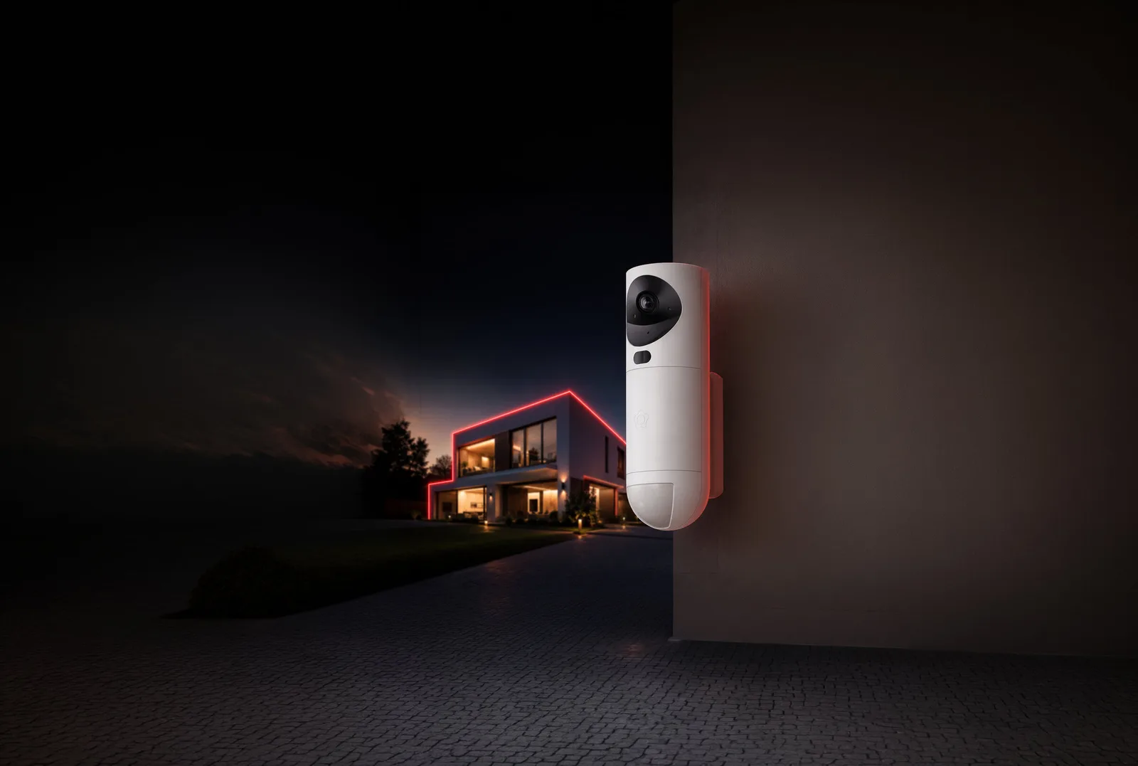 Dark product-led security camera concept