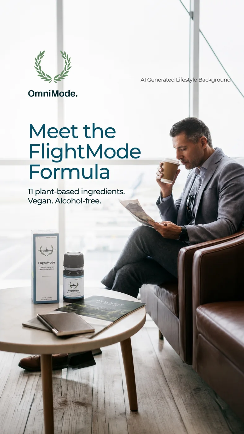 FlightMode product formula creative in 9:16 story format